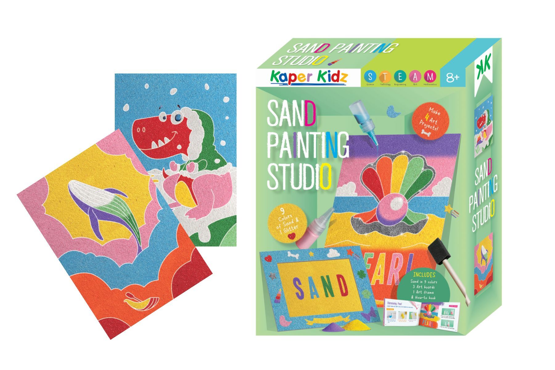 KAPER KIDZ SAND PAINTING STUDIO CRAFT KIT - Bamboo Sprout